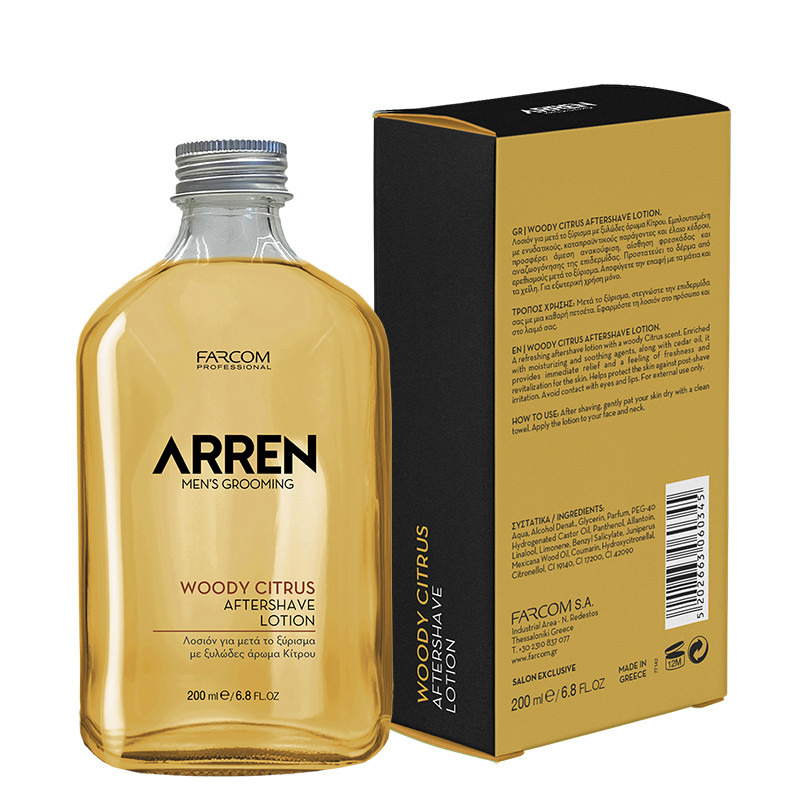 ARREN AFTERSHAVE LOTION WOODY CITRUS 200ML